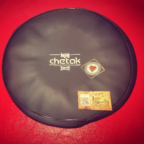 CHETAK PRINTED STEPPINE REXIN COVER FOR CHETAK