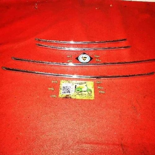 CHROME ALUMINIUM STRIPE SET OF 4 FOR CHETAK