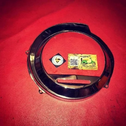 Chrome fly wheel fan cover for bajaj chetak 2
