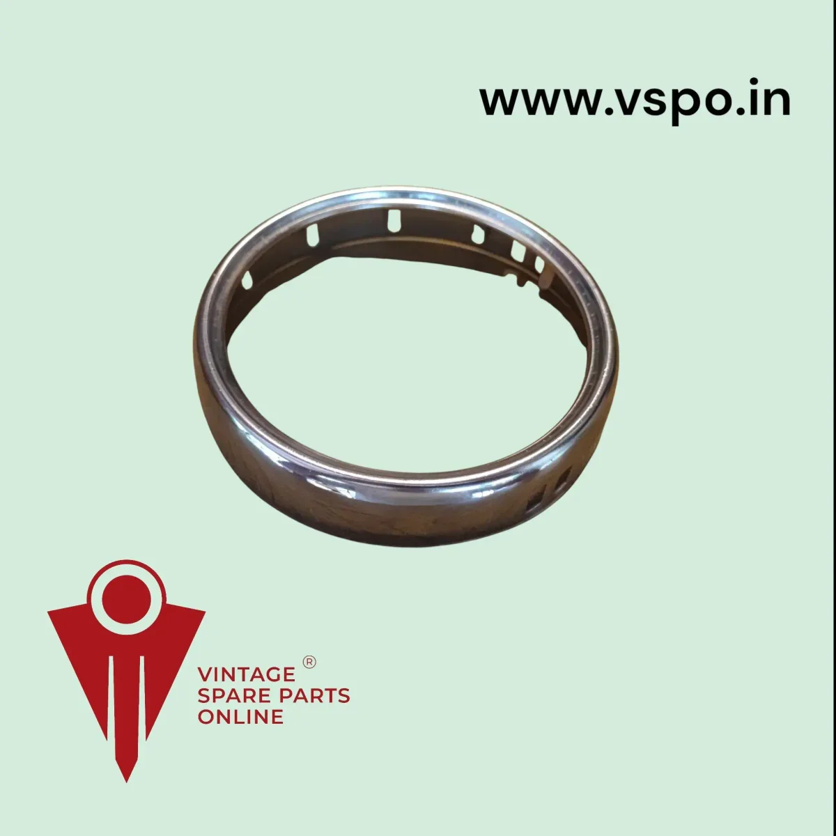 Chrome head light rim for bajaj chetak