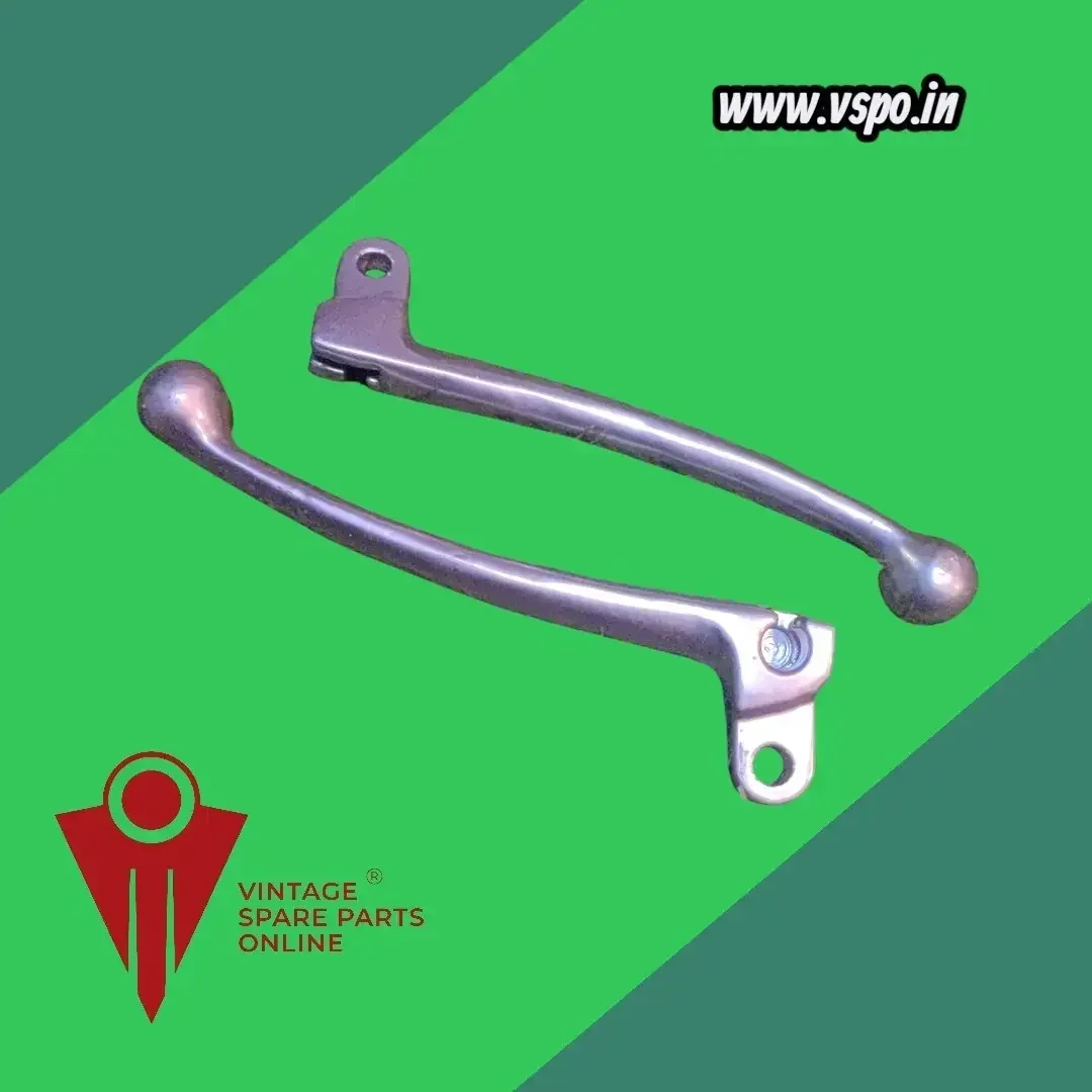 Chrome painted liver set with ball for yezdi