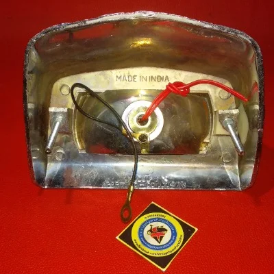 CHROME PLASTIC BRAKE LIGHT SET FOR VIJAI SUPER 3