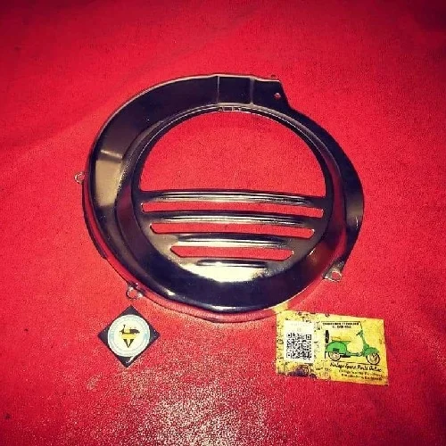 CHROME PLATED FLY WHEEL FAN COVER FOR LML VESPA SCOOTERS