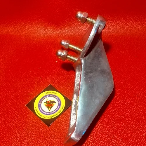 CHROME PLATED LEGSHIELD STEPNEY HOLDER 8 inch FOR VESPA150 PRIYA SUPER
