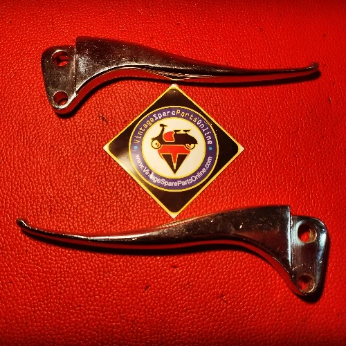 CHROME PLATED LEVER SET FOR CHETAK