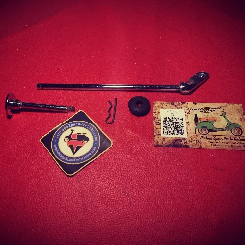 CHROME PLATED PETROL TAP LEVER AND CHOKE LEVER SET FOR CHETAK SUPER ETC