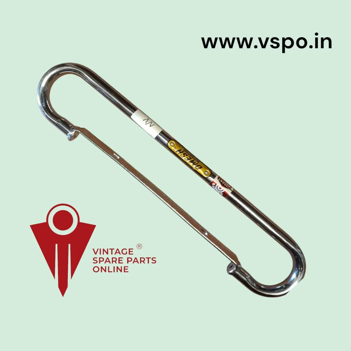 Chrome Rear Bumber Gaurd For Lml Vespa Nv