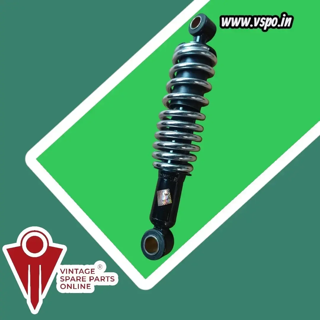 CHROME SPRING REAR SHOCK ABSORBER FOR LAMBRETTA, VIJAI SUPER