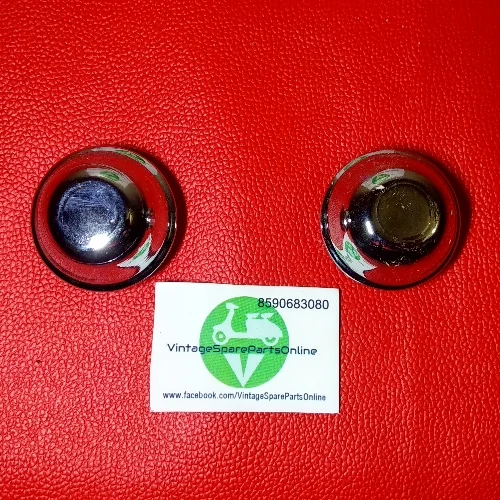 CHROME WHEEL CENTER CAP SET FOR BAJAJ CHETAK 2