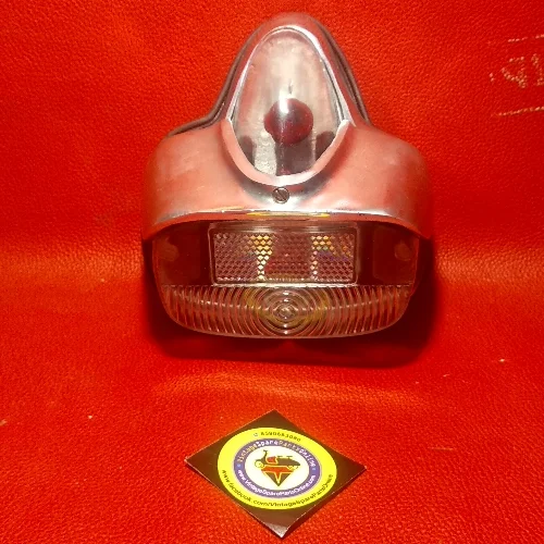 CLEAR LENSE BIG BRAKE LIGHT SET FOR VESPA 150