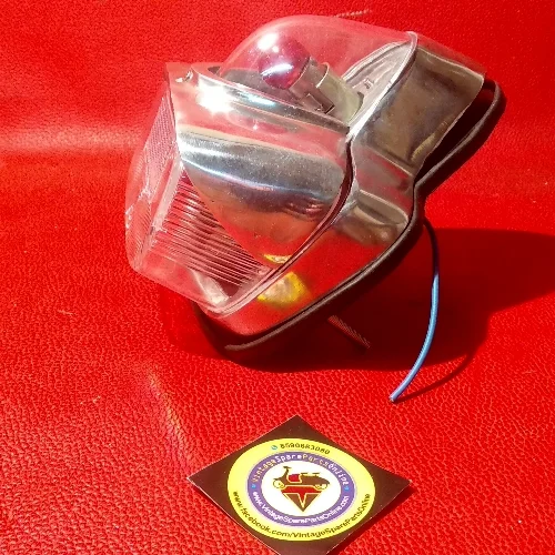 CLEAR LENSE BIG BRAKE LIGHT SET FOR VESPA 150 2