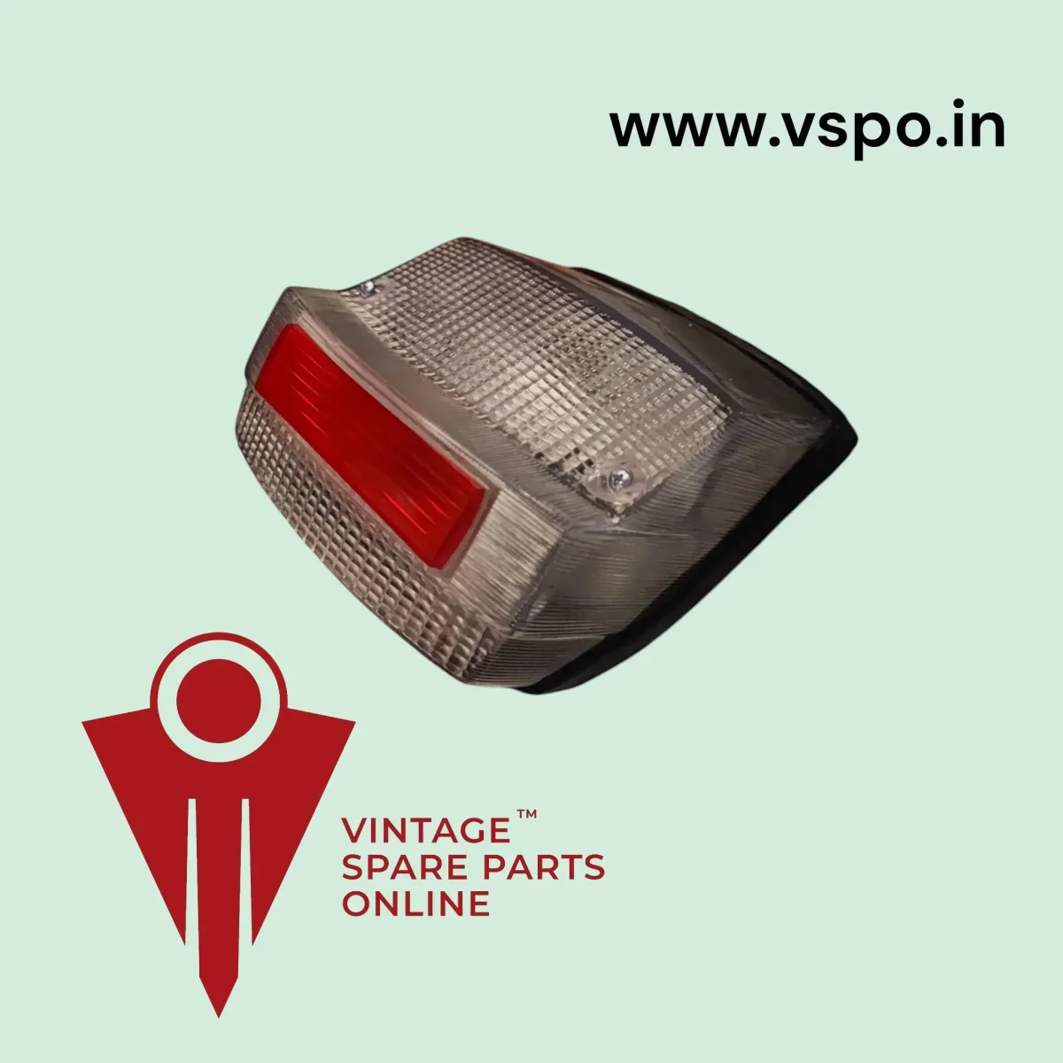 Clear lense brake light set for lml nv