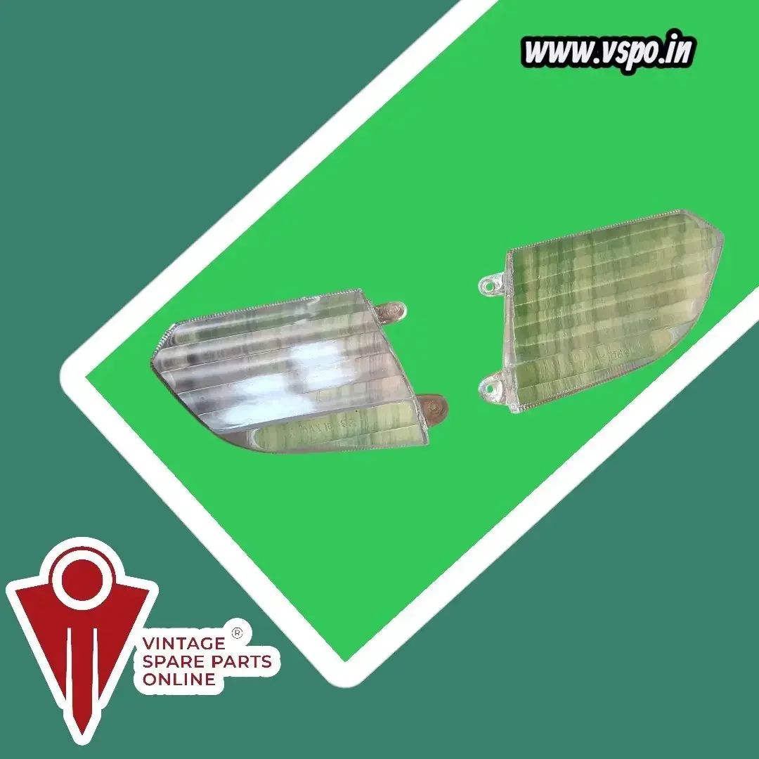 Clear lense front indicator glass set LH and RH for Kinetic zoOM