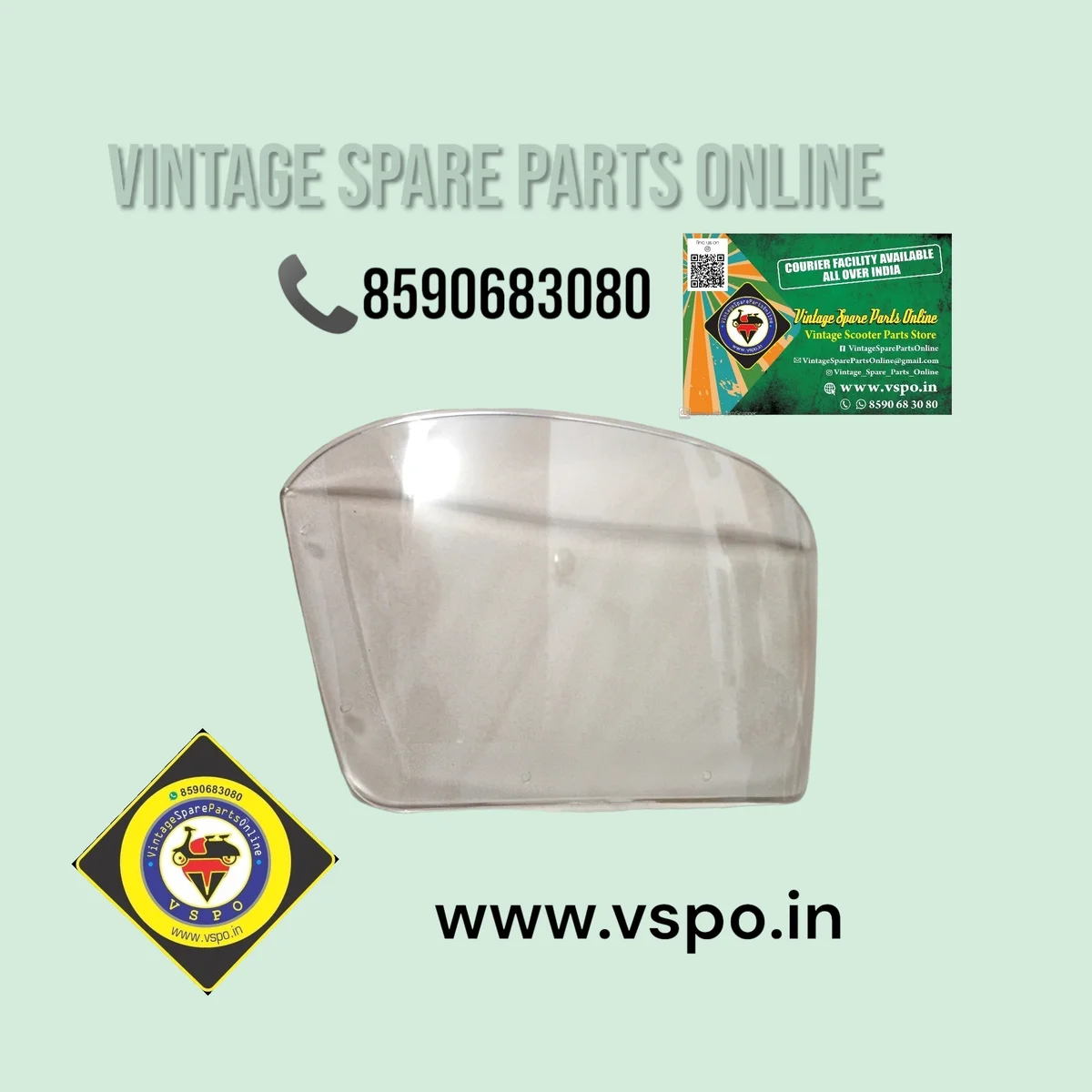 CLEAR LENSE VISOR GLASS FOR YAMAHA RXZ