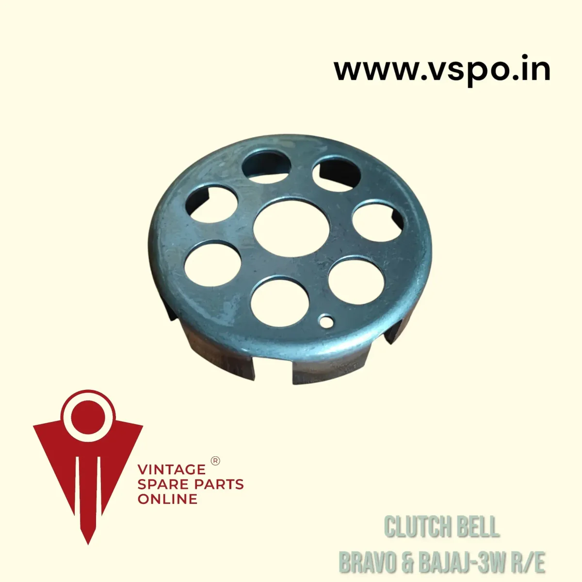 Clutch bell for bajaj chetak bravo 5 port