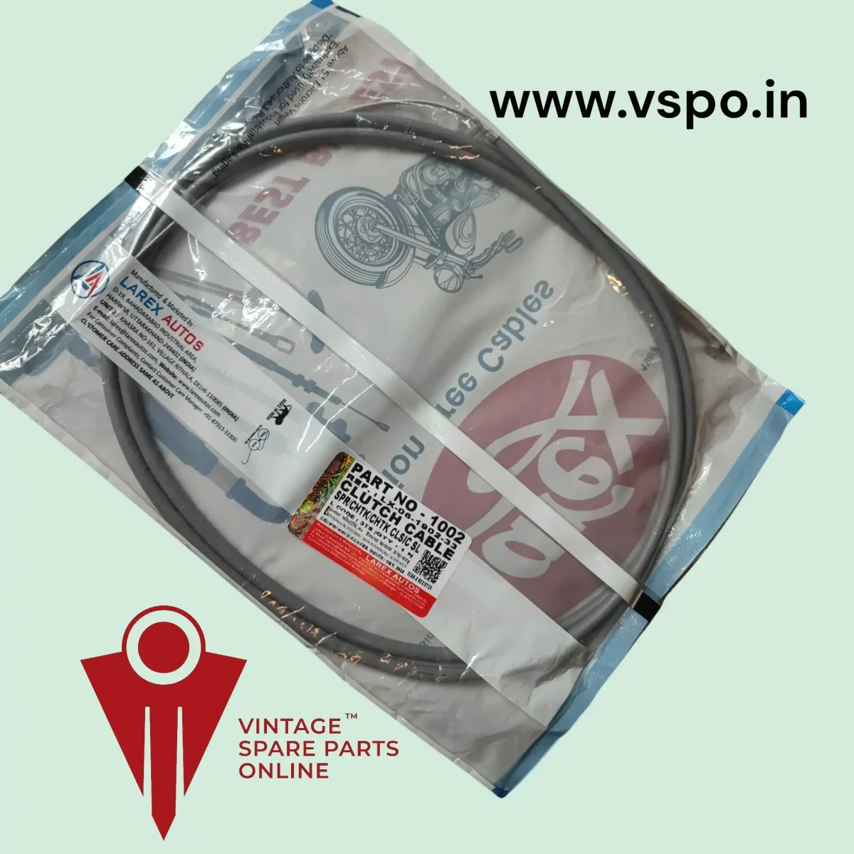 Clutch cable for chetak classic sl