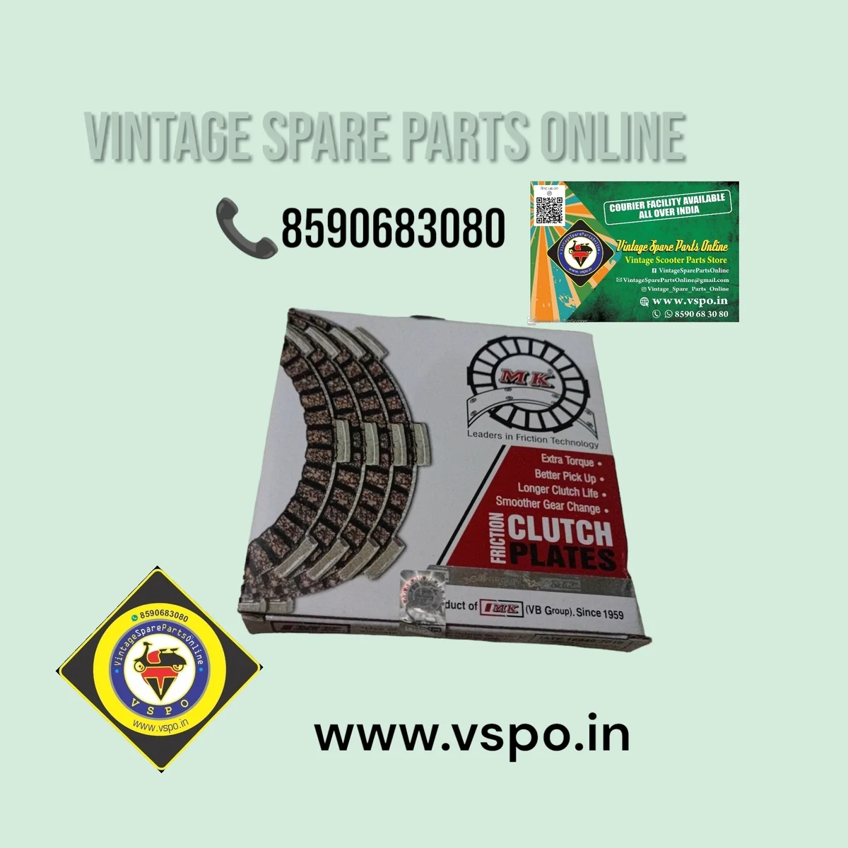 CLUTCH PLATE FOR HERO HONDA CD 100, SPLENDOR