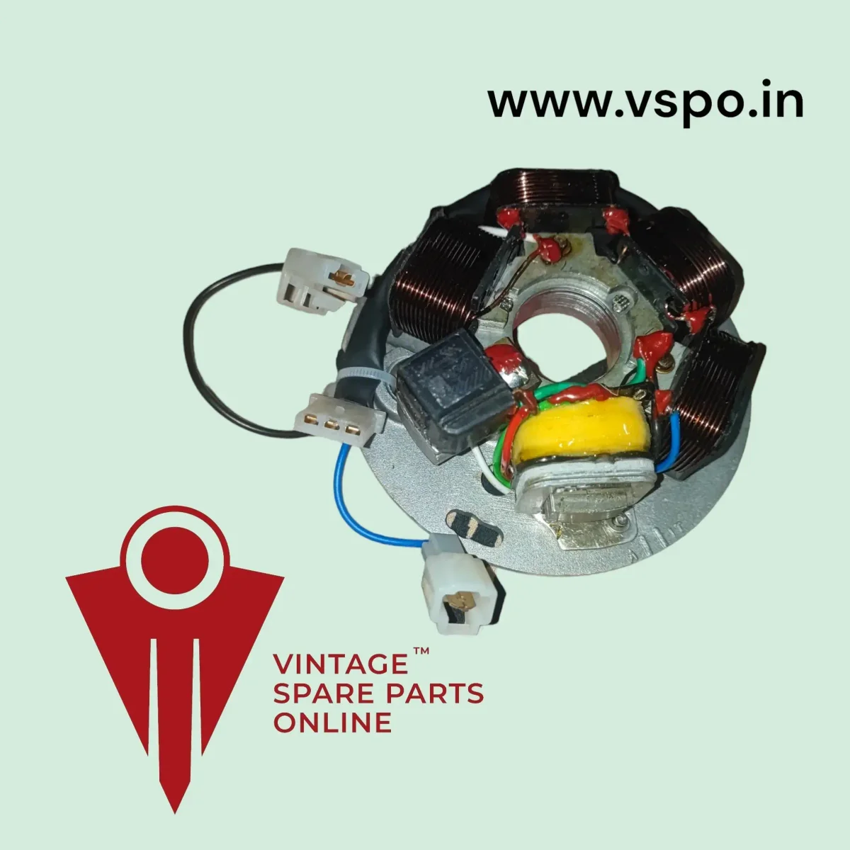 COIL PLATE ASSEMBLY FOR LML VESPA (3-SOCKET) N/M