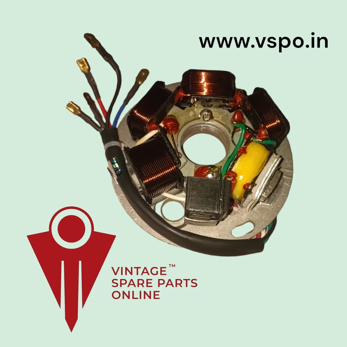 COIL PLATE ASSEMBLY FOR LML VESPA NV TERMINAL TYPE
