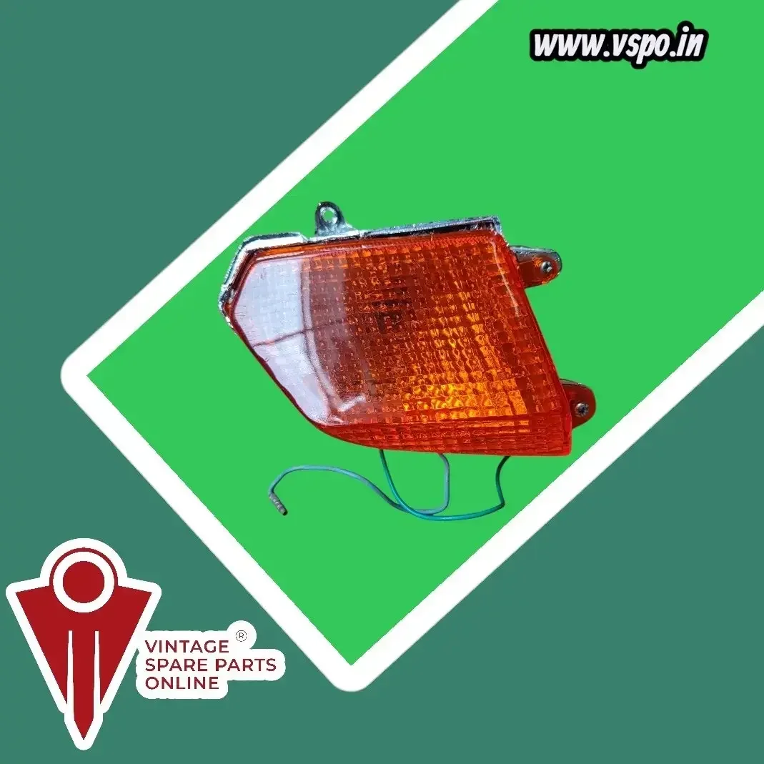 Dark Orange front right side indicator set for Kinetic Honda