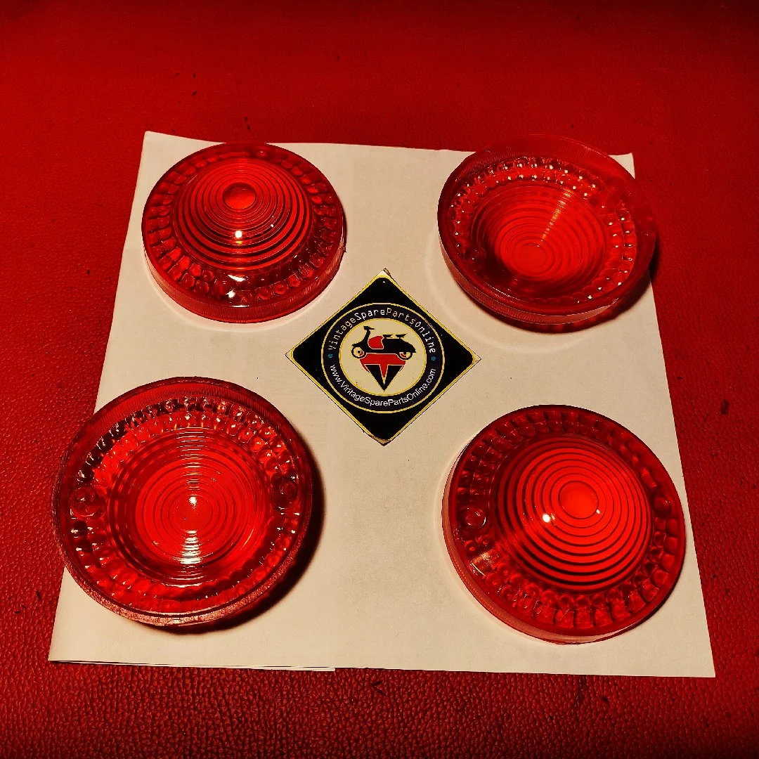 DARK RED INDICATOR GLASS SET OF 4 FOR RX100 RD350