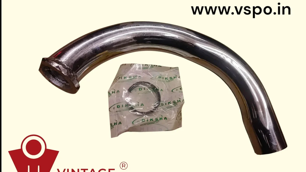 Diksha brand bend pipe with gaskit for yamaha rx 100