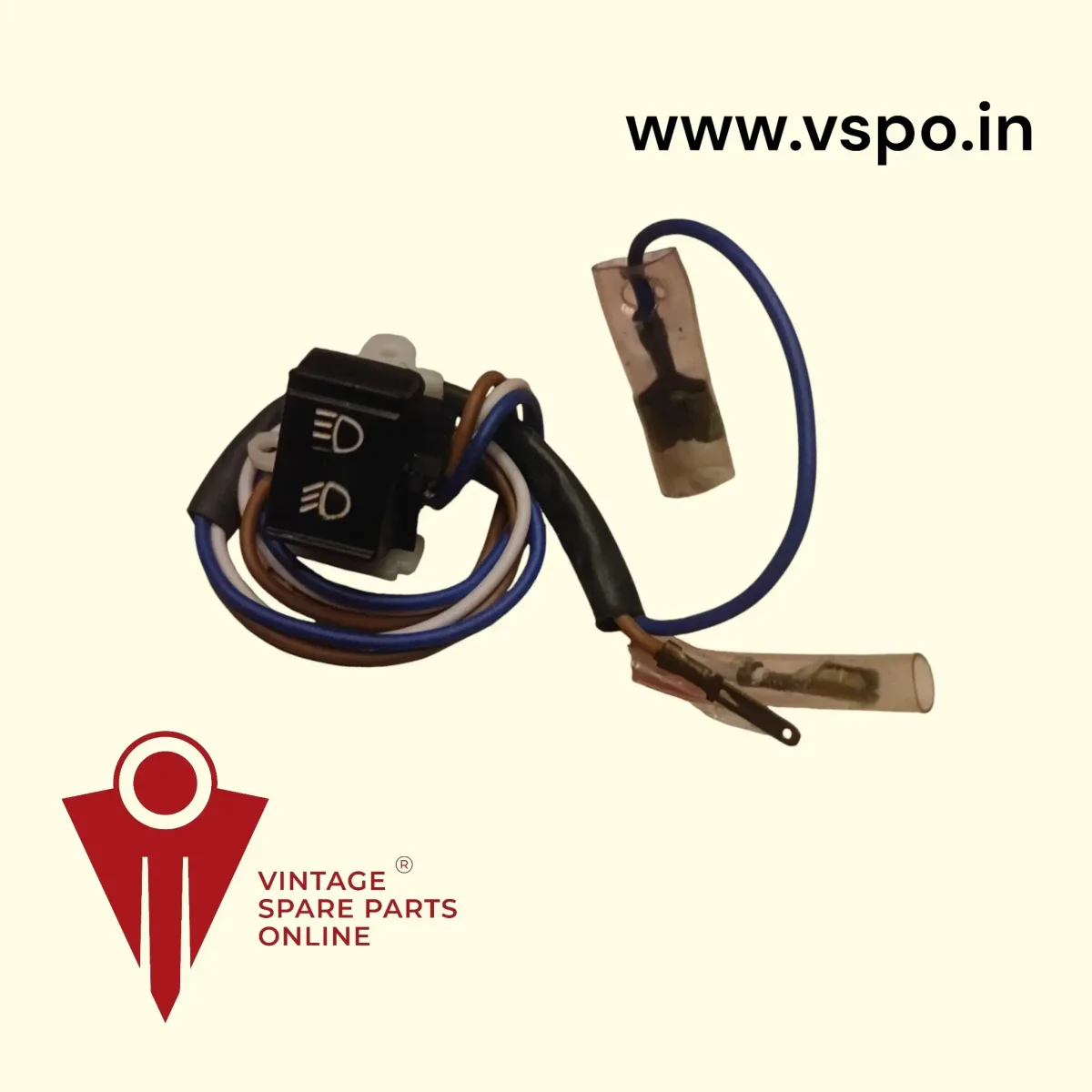 Dim bright switch button with wire for kinetic honda