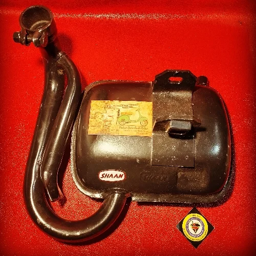 DOUBLE PIPE SILENCER SET FOR LML