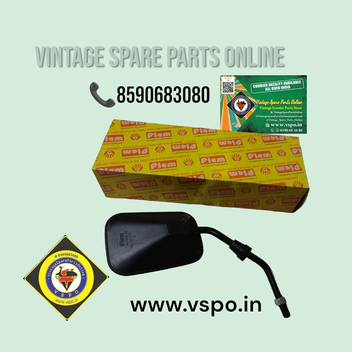 FIEM BRAND RIGHT SIDE MIRROR FOR CD 100