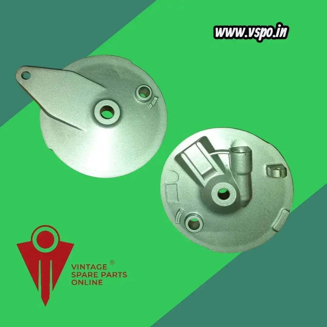Front and back brake shoe plate for Yamaha RX 100