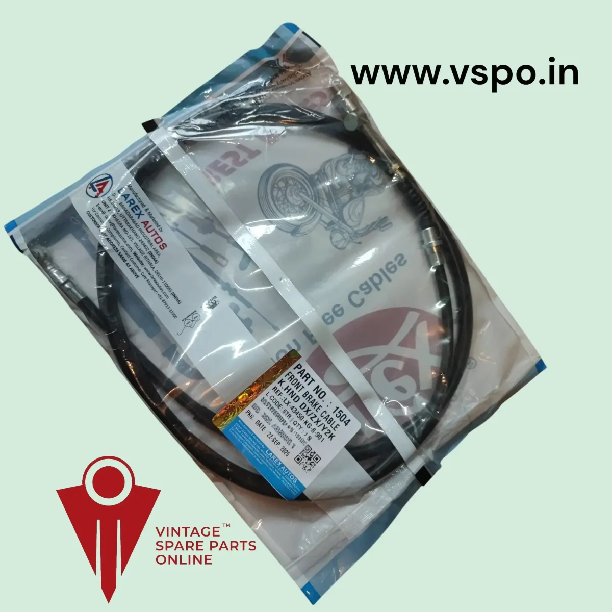 Front brake cable for kinetic honda DX, ZX, Y2K