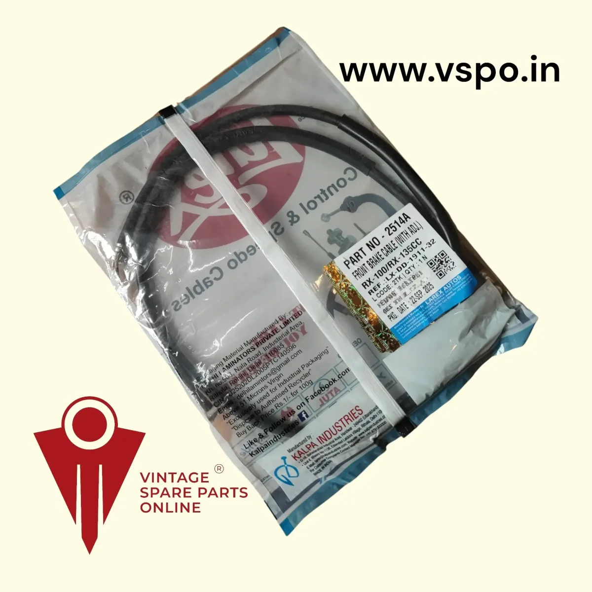 Front brake cable with adjuster for yamaha RX100, RX135