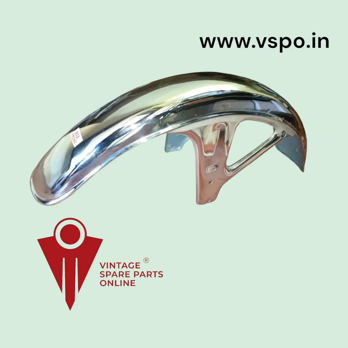 FRONT CHROME MUDGAURD MAX100