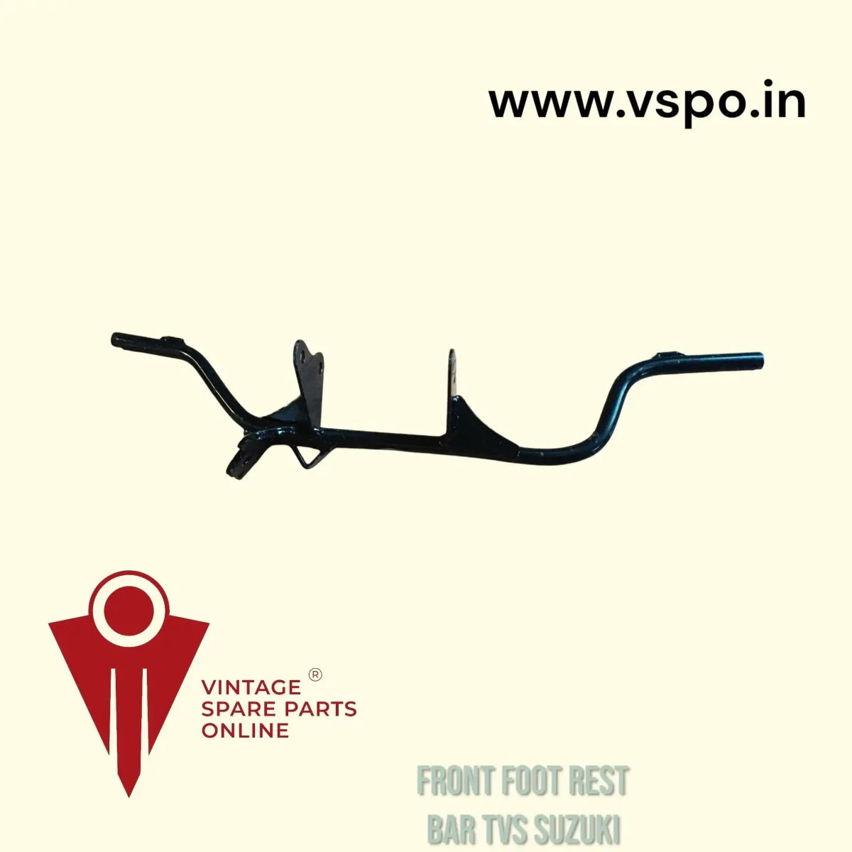 Front foot rest rod for tvs suzuki