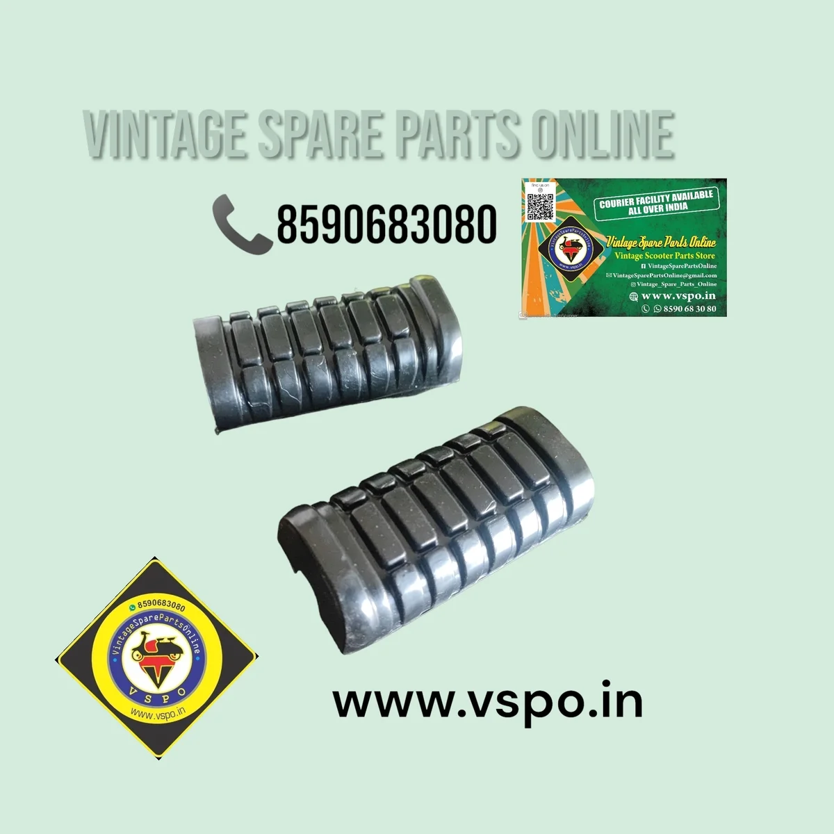 FRONT FOOT REST RUBBER FOR YAMAHA RXZ