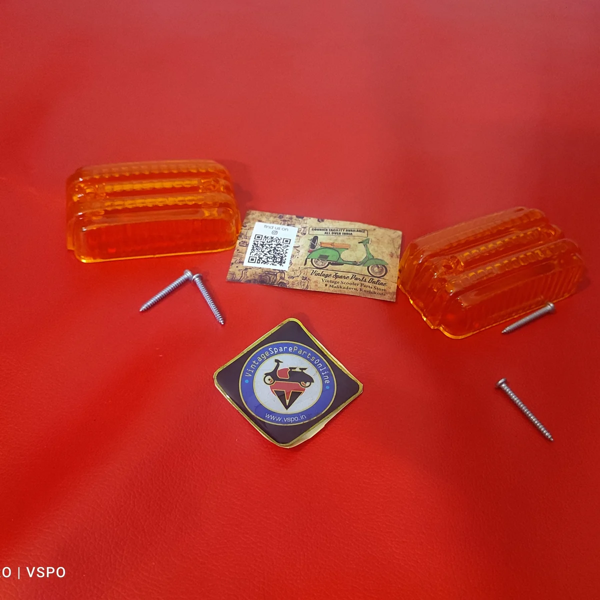 FRONT INDICATOR LENCE SET OF 2 FOR YAMAHA RXZ