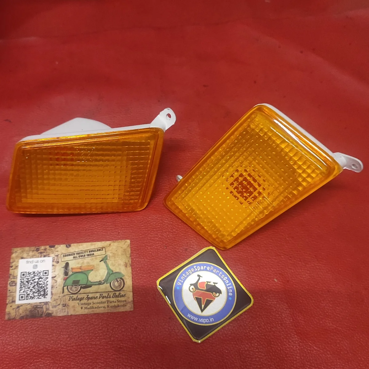 FRONT INDICATOR SET OF 2 with out holder FOR 1999 MODEL CHETAK 2