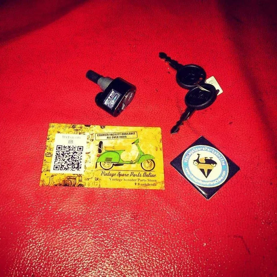 FUEL TANK LOCK WITH KEY FOR NEW MODEL CHETAK, PRIYA, CUB