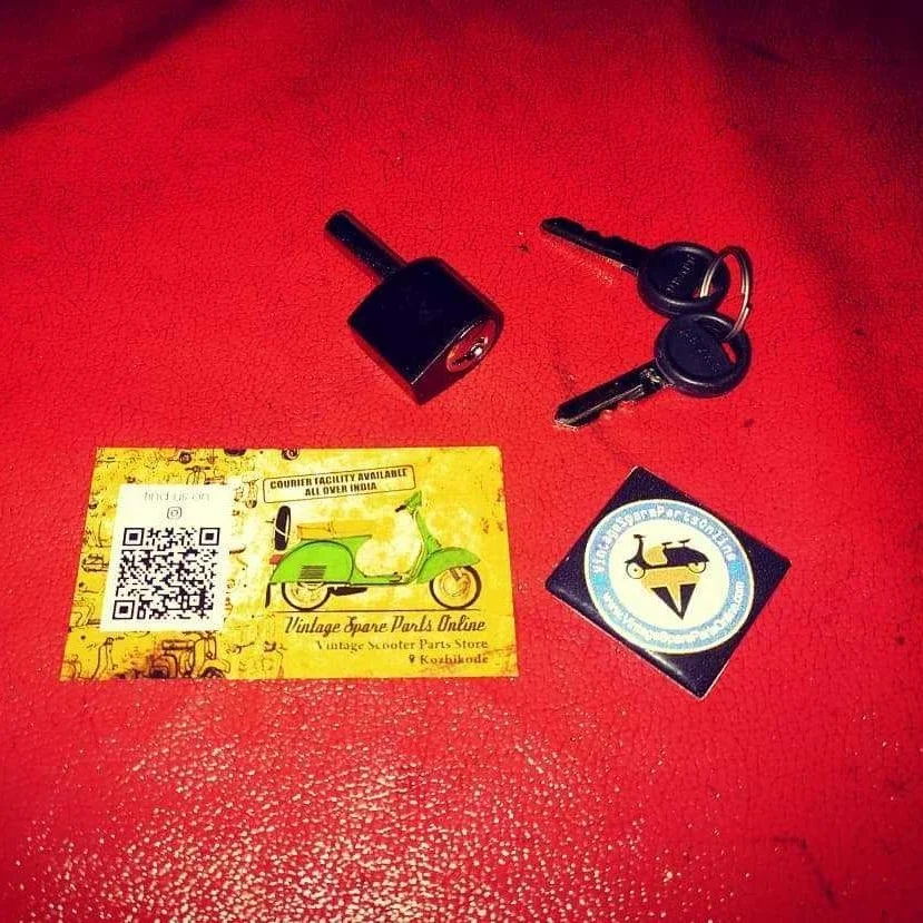 FUEL TANK LOCK WITH KEY FOR OLD MODEL CHETAK, PRIYA, CUB