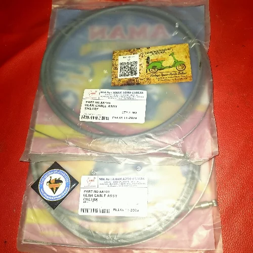 GEAR CABLE SET OF 2 FOR CHETAK
