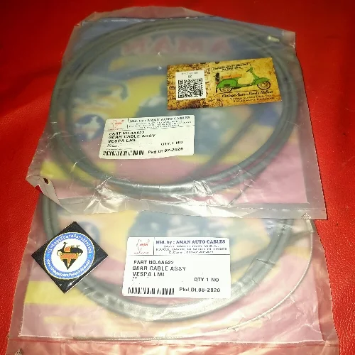 GEAR CABLE SET OF 2 FOR LML VESPA