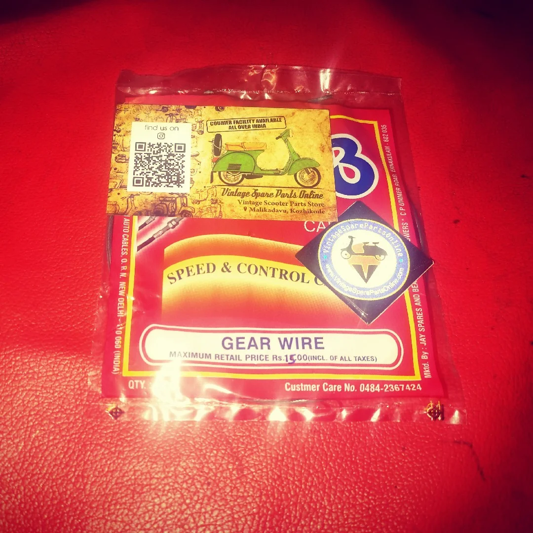 GEAR INNER WIRE FOR CHETAK LAMBRETTA