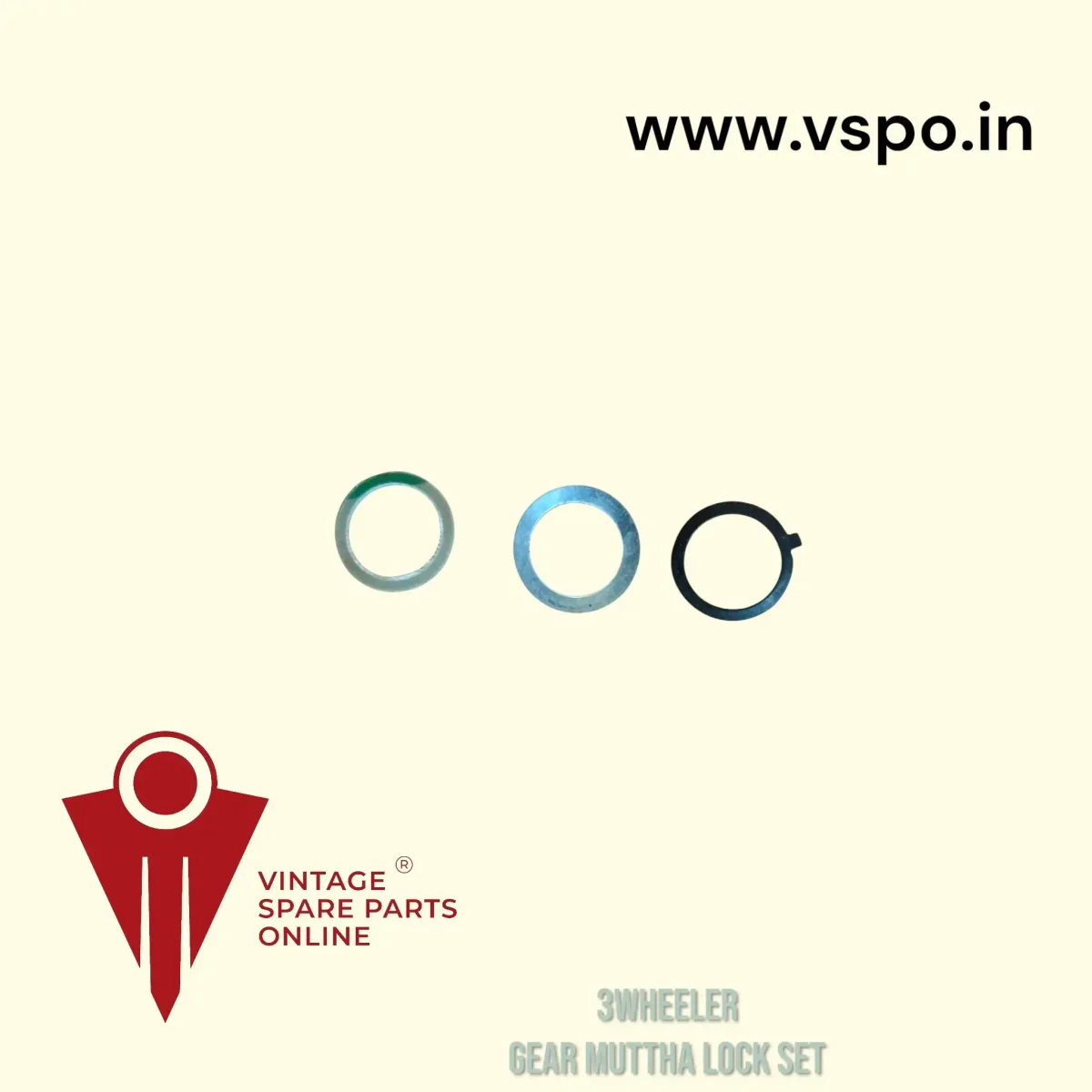 Gear support lock washer set for bajaj chetak, super
