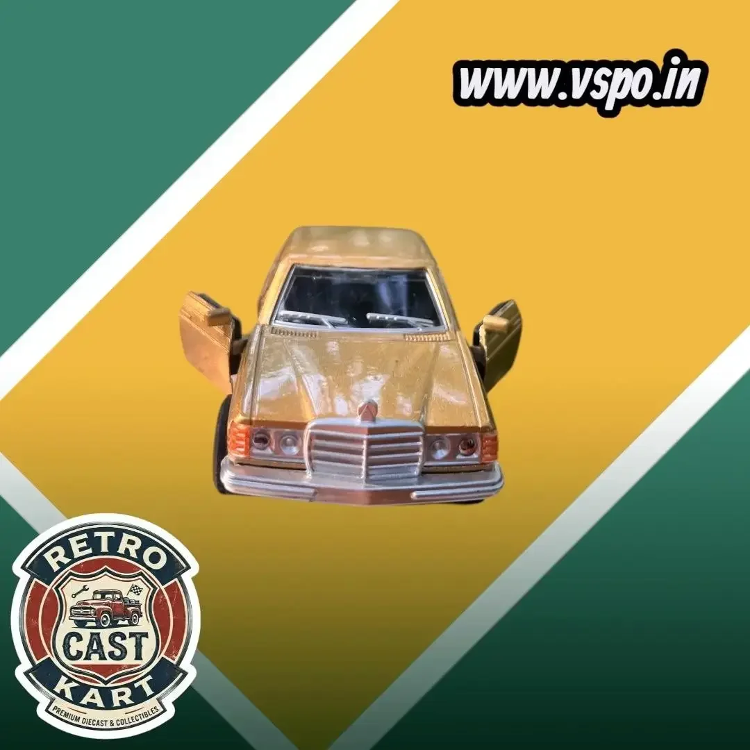Golden colour Mercedes Benz W123 1/36 Metal Diecast Car 4