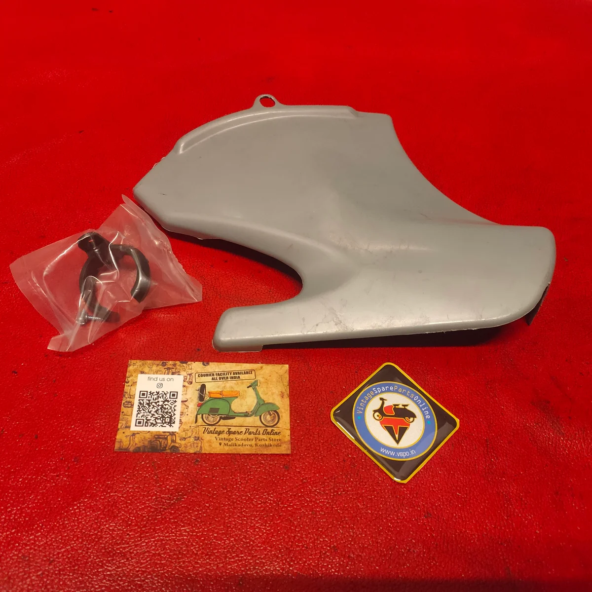 GRAY FRONT FORK SHOW COVER FOR LML VESPA SELECT 2