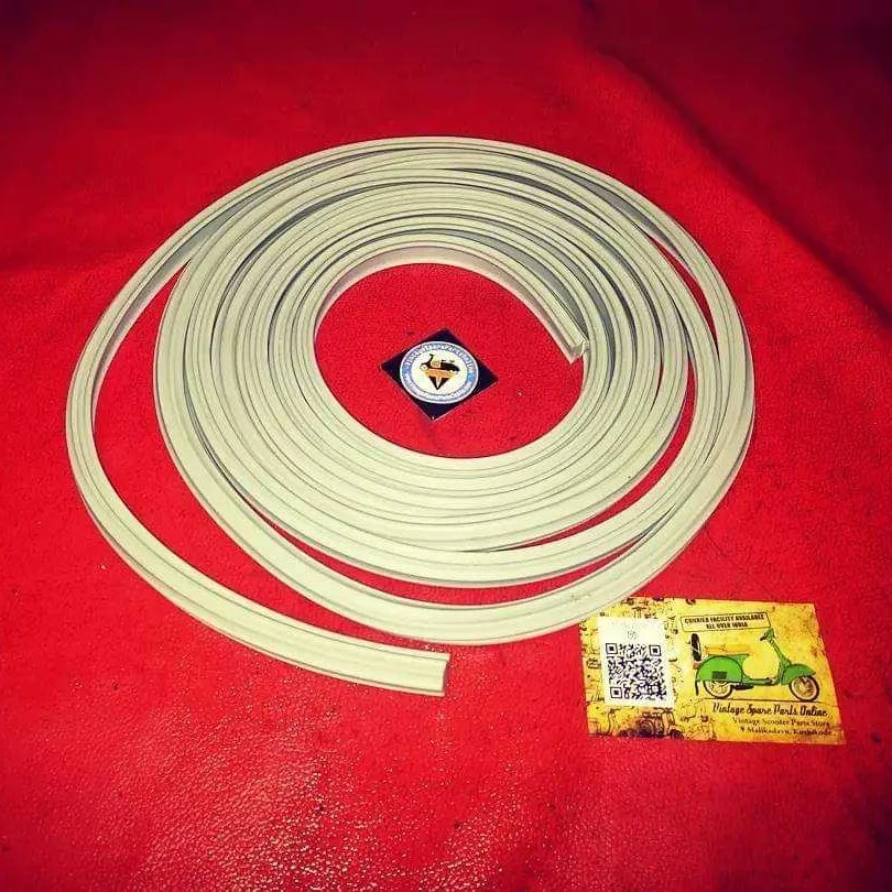 GRAY PLATFORM CHANNEL RUBBER BEEDING ROLL FOR CHETAK, LAMBRETTA
