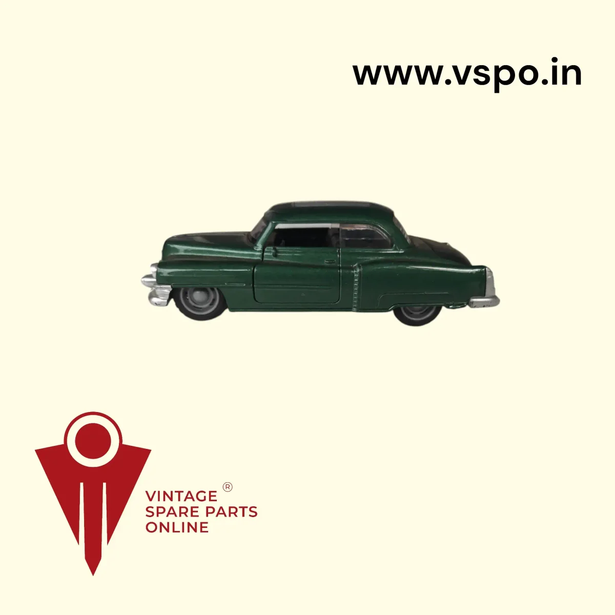Green colour 1:36 1953 model Cadillac series 62 coupe dicast car 2