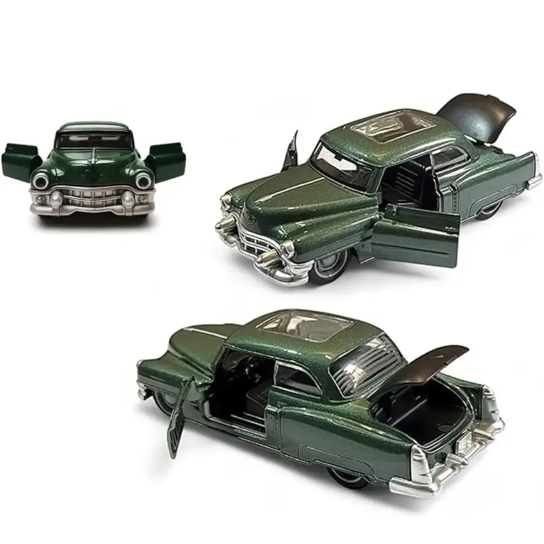 Green colour 1:36 1953 model Cadillac series 62 coupe dicast car 3