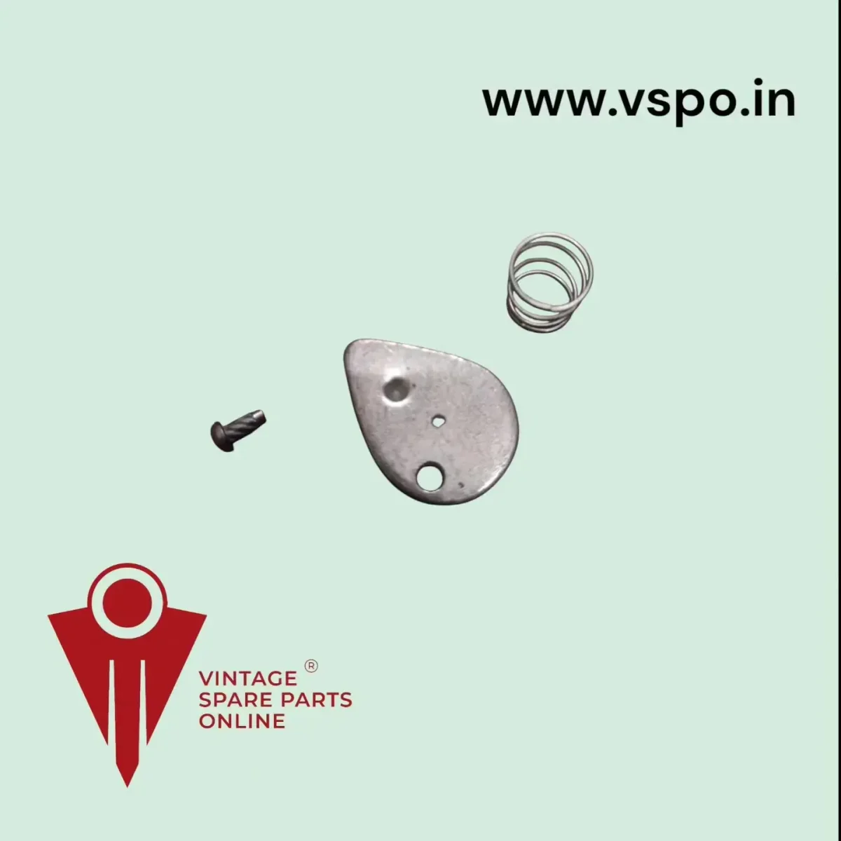 Handal Lock Patti With Spring And Revet For Old Bajaj Chetak