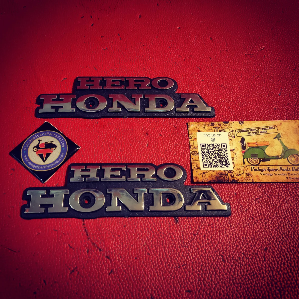 HERO HONDA TANK MONOGRAM SET FOR CD100